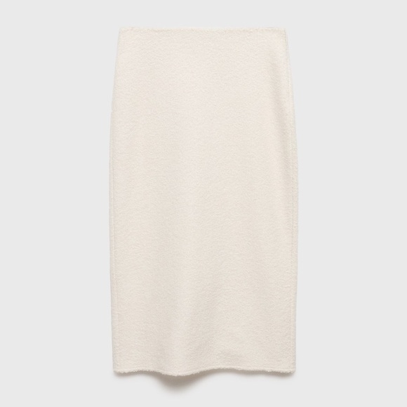 Mango Cream Co-ord set skirt +sweatshirt NWT - Picture 3 of 11